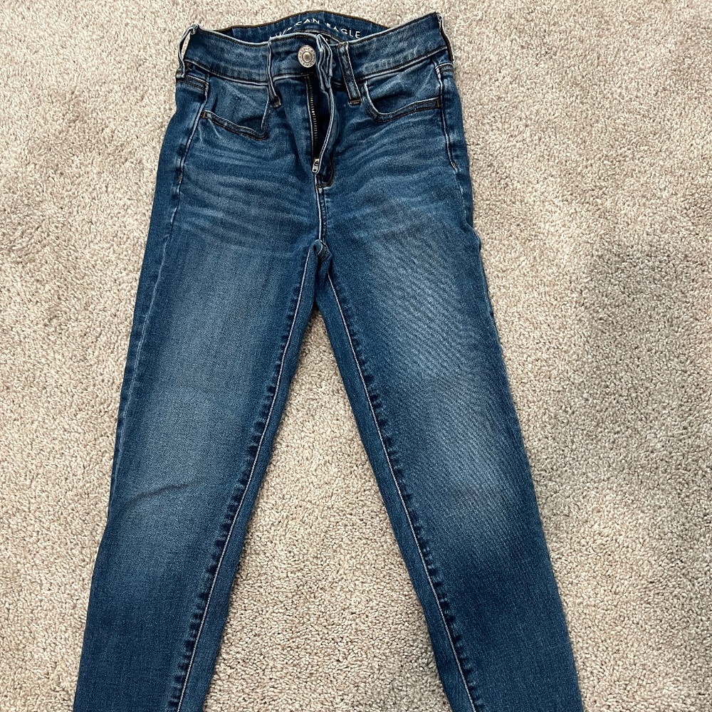 American eagle high rise jegging size 0 short